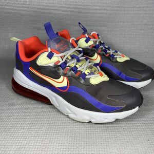 Nike Air Max 270 React running Athleisure School GS Size 5Y Wmn's Size 6.5 Grey